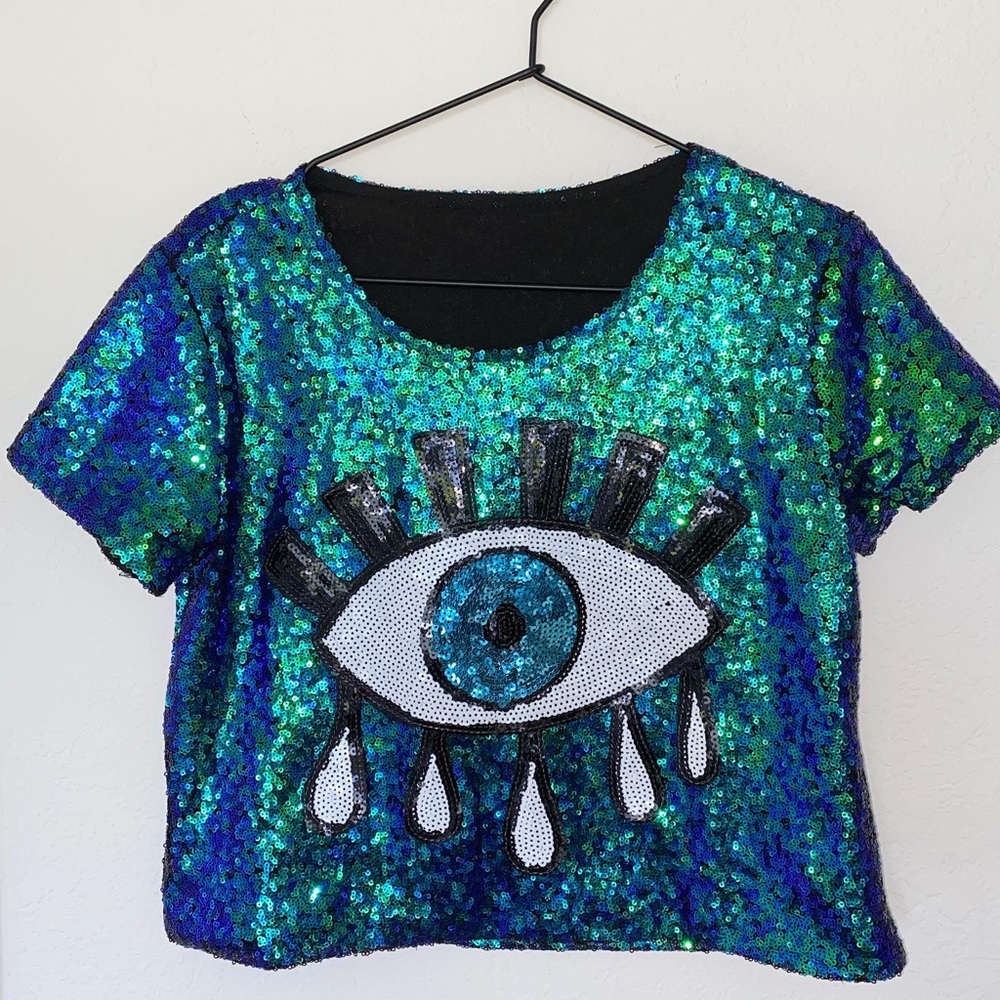 Sequence crop top